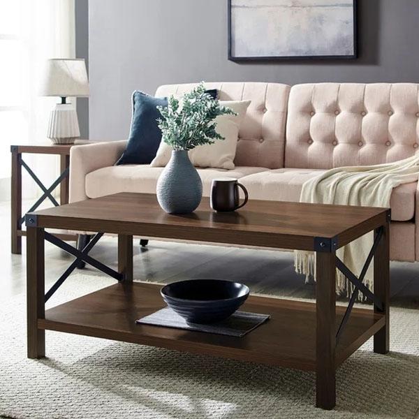 The Gray Barn Kujawa Metal X Coffee Table