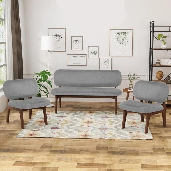Chantilly 3 Piece Club Chair and Loveseat Set by Christopher Knight Home